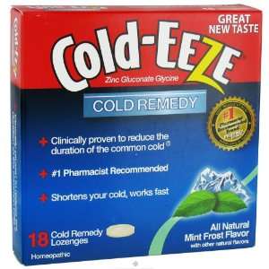  Cold EEZE Cold Remedy Lozenges Mint Frost    18 Lozenges 