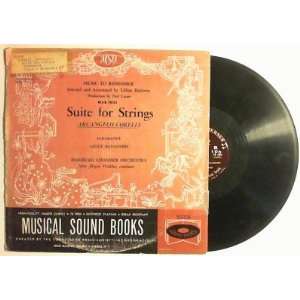    Sarabande / Gigue, Bandinerie  78 rpm Vinyl LP Record Music