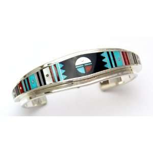 Bracelet   Inlay Cuff Native American Bracelet Jewelry