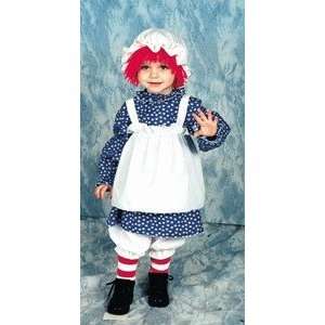 Raggedy Ann Child Costume Size 1 2 Toddler