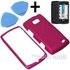 Hard Shell Rubber Cover Shield Case For LG Ally Verizon