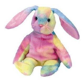 Hoppity the Pink Easter Bunny Rabbit   Ty Beanie Babies 