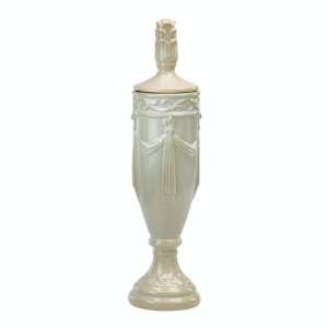  Cyan Lighting 02877 Large Victoria Urn, Gloss White Glaze 