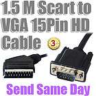 5m meter scart out dvd players to s vga male in hd projector plasma 