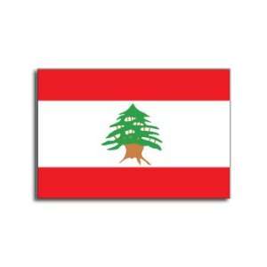 LEBANON Flag   Window Bumper Laptop Sticker