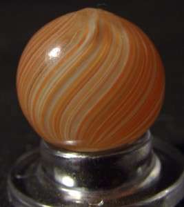   Marbles. They feature quite an unusual color combination of tangerine