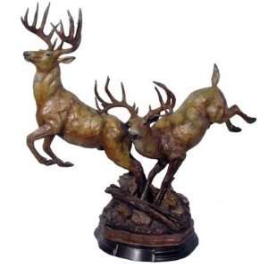  Deer Bronze Sculpture Jubilee