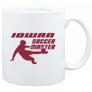 Mug White  Iowan SOCCER MASTER  Usa States  Sports 