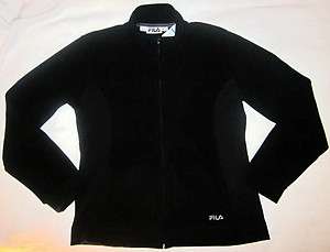 NWT Womens FILA Black Sweatshirt   XL  
