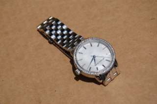 Michael Kors womans mother of pearl silver watch MK3118 #4  