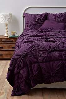 Rosette Quilt, Purple   Anthropologie