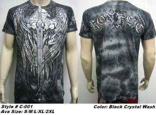 Crystal wash T shirts mens , (Msg us style# +color  