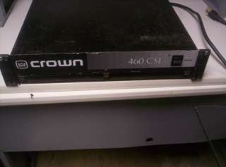 Crown 460 CSL Amplifier  