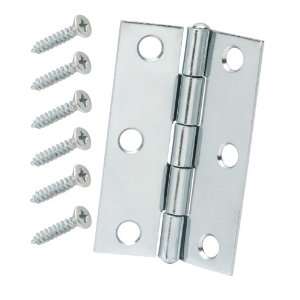 Crown Bolt 62139 3 Inch Non Removable Pin Narrow Utility Hinge, Zinc 