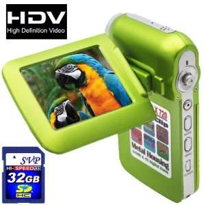  SVP T100 Green 16MP Max. True HD Camcorder with 2.4 LCD 