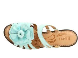 You Receive a Brand New pair of Born Flower Turquoise Sandals.