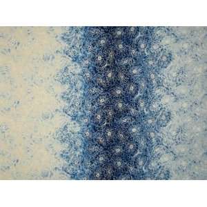    Wide Imperial Collection 8 Floral Nuance Indigo Fabric By The Yard
