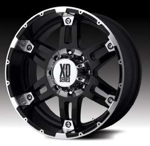 17 inch KMC XD Spy black wheels rims 5x135 Ford F150  