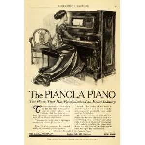  1909 Ad Aeolian Pianola Piano Musical Instruments 362 