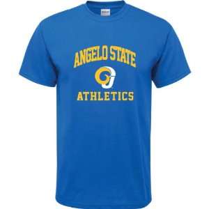   State Rams Royal Blue Youth Athletics Arch T Shirt