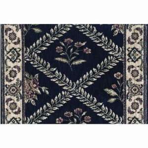  Stanton Carpet Savoy Karachi Black Contemporary Runner Rug 