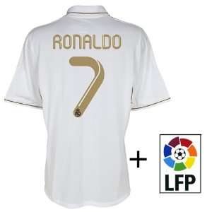  Ronaldo Real Madrid Soccer Jersey Home Shirt 2012 With LFP 