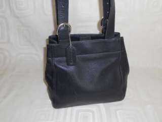 Coach 4157 Soho Black Leather Bucket Tote Handbag Shoulder Bag Purse 