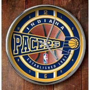  Indiana Pacers Chrome Clock