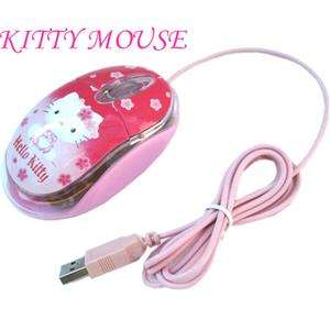 1200DPI 3D LED Optical USB Laptop Hello Kitty Mouse AU  