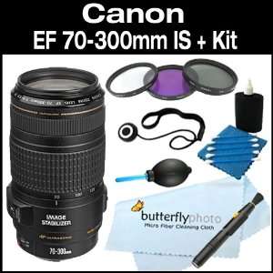  Canon EF 70 300mm f/4 5.6 IS USM Lens for Canon EOS SLR 