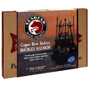 SeaBear Copper River Smoked Sockeye Salmon, 6 oz Units, 2 ct (Quantity 