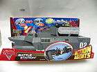   Pixar Cars 2 Battle Station Combat Ship Action Agents with Free Finn