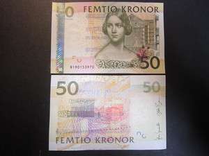 Sweden P 64 2008 50 Kronor (Gem UNC)  