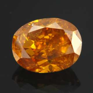 82ct Natural Fancy Deep Orange Loose Oval Diamond GIA  
