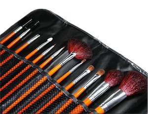 PRO 12 PCS Stylish Makeup Cosmetic Brushes Set  
