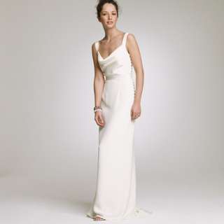 Silk tricotine Tatiana gown   for the bride   Womens weddings 