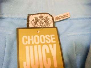 NWT JUICY COUTURE Blue Puffed Tracksuits Hoodie Pants  