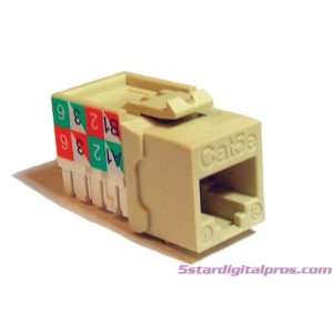  Channel Master RJ45 Cat5E Ivory Snap In Jack Electronics