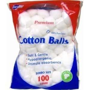  Premium Cotton Ball 100 Count Case Pack 72 Everything 