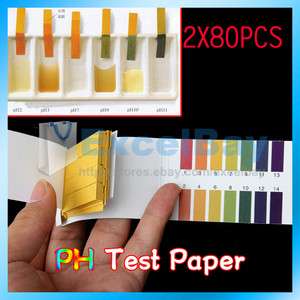 Universal 160 Full Range 1 14 pH Test Paper Strips Litmus Testing Kit 