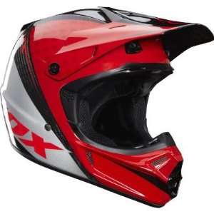    Fox Racing V3 Carbon Chad Reed Helmet Red 12 (M) Automotive