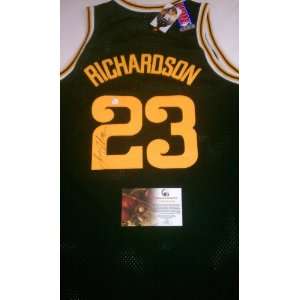Jason Richardson Signed Washington Warriors Authentic Jersey Size 54