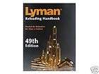 New Lyman 49th Reloading Handbook, 9816049  