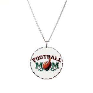Artsmith Inc Necklace Circle Charm Football Mom with Ivy 