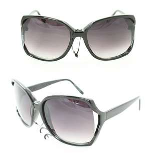   fashion sunglasses uv512 leopard rhinestone frame amber gradient lens
