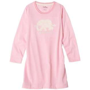 Hatley Girls 2 6x Kids Night Dress   Pink Elephants,Pink,4T at  