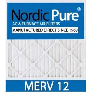   16x24x1M12 12 MERV12 AC Furnace Air Filter, Box of 12 