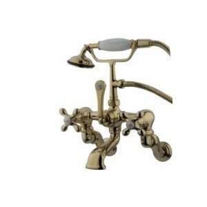 Elements of Design Wall Mount Clawfoot Tub Filler With Hand Shower 