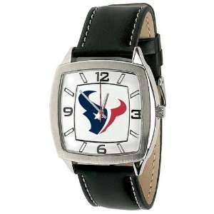  Houston Texans Mens Retro Style Watch Leather Band Sports 