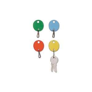  Snap Hook Key Tags for Hook Style Racks/Cabinets   Plastic 